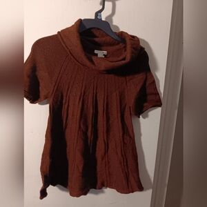 H&M Women's Rich Brown Cowl Neck Sweater